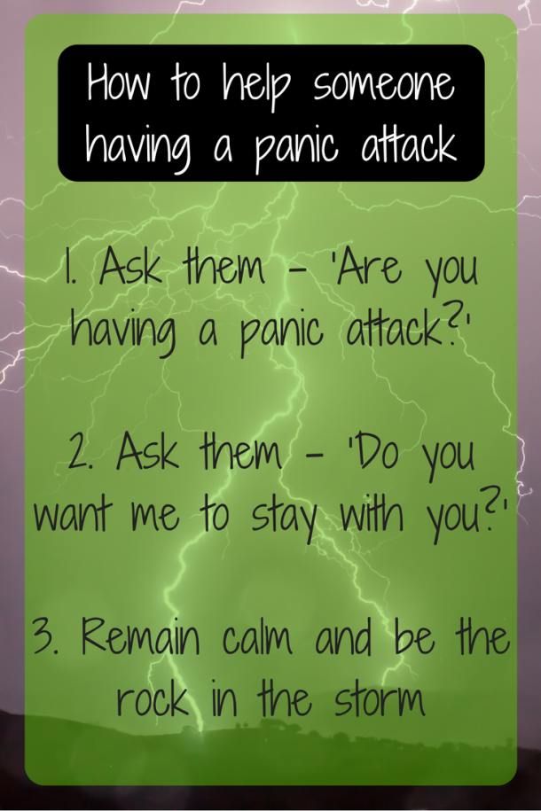 How To Help Someone Having A Panic Attack Anxious Relief